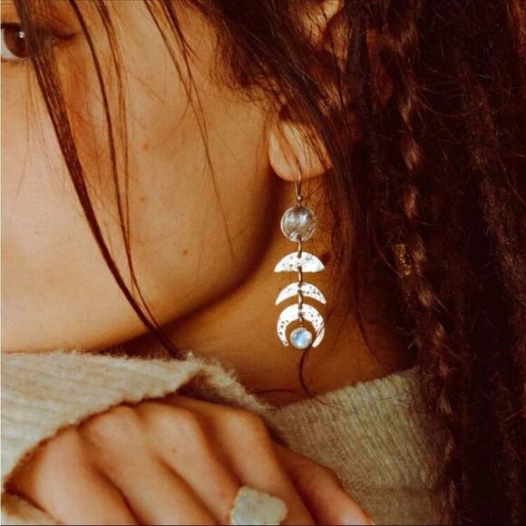 Bohemian drop earrings A1002 - Picture 1 of 4
